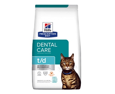 Dental care cat food