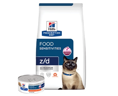 Skin care cat food